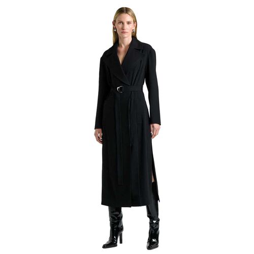 Cue Recycled Crepe Belted Trench